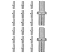 Hemobllo 20pcs Stainless Steel Spring Loaded Door Pins M6x22.5mm, Heavy Duty Cabinet Door Hinge Pins for Furniture Repair and Shelf Inserts, Suitable for Wardrobe and Cabinet Closers