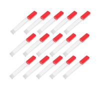 Hemobllo 20pcs Thermometer Protective Hard Plastic Storage Tubes 5.27x0.63x0.39in Portable Thermometer Travel Carry Cases for Home and Clinic Needle Safety