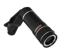Hemobllo 20x Telephoto Lens for Smartphone with Adjustable Focal Length, Metal Body, Easy to Use Tripod Clip, for Forestry Management and Forensics Photography