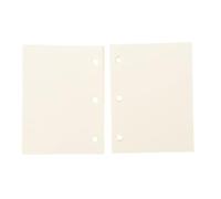 Hemobllo 240 Sheets 3-Hole Mini Loose Leaf Scrapbook Paper Refill for Ring Binder, Multi-Function Household Writing and Record Accessory, Blank Note Paper Set for Planner and Journal