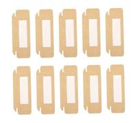 Hemobllo 24pcs Empty Eyelash Storage Boxes with Trays for Protecting False Eyelashes, Paper Material Lash Organizer with Golden Colour and Window for Viewing Style, for Professional Beauty