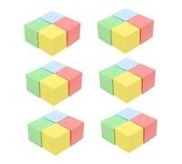 Hemobllo 24pcs Foam Building Blocks for Cubes for Preschool Crafts and Early Math Manipulatives for Counting Addition Subtraction and Spatial Reasoning in Classroom Supplies
