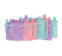 Hemobllo 24pcs Travel Refillable Lotion Pouches 90ml Plastic Squeeze Bottles with Flip Caps for Toiletries Shampoo Conditioner Travel Toiletry Bag for Airplane and Train Use