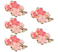 Hemobllo 25pcs Flower Lapel Pin Badge Decorative Pins Elegant Alloy Brooches Maintaining Vibrant Shine Lasting Beauty for Women Romantic Dates Spring Themed Outfits Cherry Blossom Shape