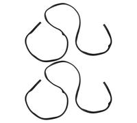 Hemobllo 2pcs 1m Sup Paddle Edge Guard Protection Strip for Stand-up Paddleboarding, Carbon Fiber Paddle Blade Protector Tape for Water Sports Surfboard Accessories