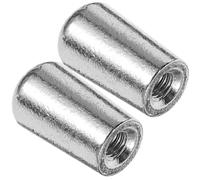 Hemobllo 2pcs 3.5mm Silver Metal Toggle Caps for Solid Body Electric Guitar Pickup Switch Knobs Replacement Parts for Guitar Accessories