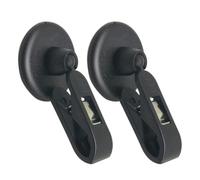 Hemobllo 2pcs Abs Multi-function Ticket Holder Clips with 360 Degree Rotation for Car Window Use, Black Bill and Notes Organizer Car Visor Accessory