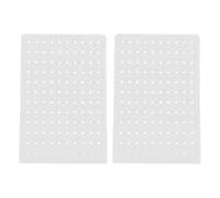 Hemobllo 2pcs Acrylic Earring Stand Jewelry Rack Hooks for Earring Display White Organiser for Home Shop Use