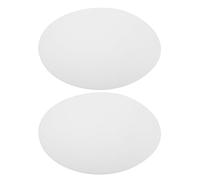 Hemobllo 2pcs Acrylic Round Pendant Light Shade Diffuser, 24.5cm Diameter, 1mm Thick Lampshade Covers with Burrfree Edge, Low Maintenance for LED Bulbs and Lamp Support Structures,