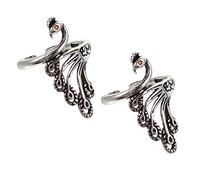 Hemobllo 2pcs Adjustable Finger Knitting Ring for Yarn Looping Crochet Loop Tool for DIY Sewing Fit for Knitting Yarn Holders Silvery Craft Accessories