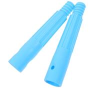 Hemobllo 2pcs American Type Threaded Tip Replacement for Broom Handle Extension Pole Adapter Plastic Connector Suitable for Household Cleaning Tools