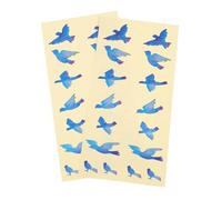 Hemobllo 2pcs Assorted Colour Guitar Fingerboard Stickers Pvc Material Fretboard Decals with Creative Bird Pattern Covering Flawed Parts without Affecting Playing Feel Random Color