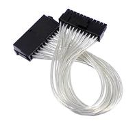 Hemobllo 2pcs Atx Motherboard Power Cable Pin Male to Female Power Extension Cable for Atx Computer Accessory Use in Computer Building Scenario
