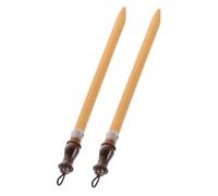 Hemobllo 2pcs Bamboo Cane Dip Pen Calligraphy Writing Tool Handcrafted Bamboo Beige Ink Control Design for Chinese Calligraphy School Artists
