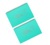 Hemobllo 2pcs Bank Check Register Notebook with Hard Cover and Helical Spine, 60 Pages, Simplifies Bank Statement Verification and Resists Ink Bleed, for Office Use and Personal or Business