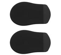 Hemobllo 2pcs Black Elastic Stretch Fabric Mouse Protector Sleeve, Self-adhesive Mouse Storage Pouch for Laptop, Portable Computer Accessory Case for Office and Travel