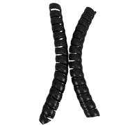 Hemobllo 2pcs Black Plastic Spiral Tree Guard Protector Tube for Tree Trunk and Furniture Leg with Easy Installation and Sleek Surface for Cat Scratch and Rodent Protection