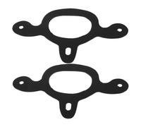 Hemobllo 2pcs Black Rubber Spur Straps for Boots with Simple Installation and Secure Attachment, for Western Horse Riding and Equestrian Spur Mounting