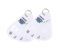 Hemobllo 2pcs Blueberry Diameter Gauge Measuring Tool with 5-hole Ruler Caliper for Accurate Berry Size Measurement and Fruit Diameter Calibration in Uk