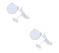 Hemobllo 2pcs Boys and Girls Headphones White Cartoon Headset Kitten Claw Earphones Jack Storage Box for Easy Carry
