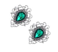 Hemobllo 2pcs Bride Brooch Party Brooch Pin Design Zinc Alloy Acrylic Eye-catching Easy to Install Women Matching Sweaters Dresses Unique and Beautiful Shape