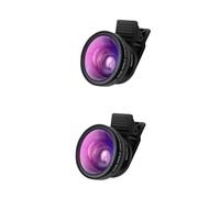 Hemobllo 2pcs Camera Lens for Wide Angle Macro No Distortion Fingerprint Resistant for Macro Photography