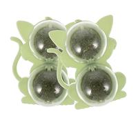 Hemobllo 2pcs Catnip Ball Toy for Indoor Cats Licking Chewing Toy Helps Clean Teeth Reduces Stress Fun Catnip Snack for Playtime and Oral Health