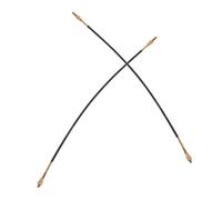 Hemobllo 2pcs Cello Tail Rope 4/4 and 3/4 Size Black Steel Wire Tailcords for Cello with Versatile Fit and Precision Craftsmanship, Stringed Instrument Accessory for Musicians