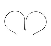 Hemobllo 2pcs Cloth-covered Hair Hoops Lightweight Comfortable DIY Headband Accessories for Girls and Mothers Special Occasion Decor