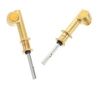 Hemobllo 2pcs Copper Erhu Tuning Pegs Mechanical Shaft Replacement Accessories for Chinese String Instrument with Easy to Use Non-slip Design