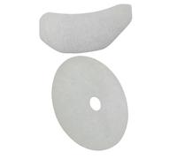 Hemobllo 2pcs Dryer Filter Set for Portable Dryers Universal Exhaust and Air Intake Filters 235mm x 34mm Outlet Mesh 17.3cm Pre-filter