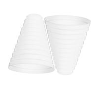 Hemobllo 2pcs Duct Reducer Ventilation Adapter for Range Hood Insert Hood Filter Fitting Easy Installation