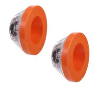 Hemobllo 2pcs Electric Drill Dust Collector Cover with Convenient Installation Orange Pp Material Drilling Dust Bowl for Home Use for Drilling and Cleaning Tasks