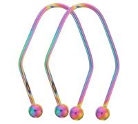 Hemobllo 2pcs Facial Exerciser Dimple Shaper Adjustable Design Enhance Facial Aesthetics Stainless Steel Soft Material Classic Design Sleek Stylish Appearance for Face Use Suitable for Men