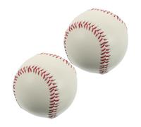 Hemobllo 2pcs Glow-in-the-dark Baseball Training Balls for Day and Night Practice, Luminous Plastic Baseballs for Safe Outdoor Sports and Camping Activities