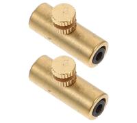 Hemobllo 2pcs Gold Cello Wolf Tone Mutes Instrument Parts for Practice and Performance, Portable Cello Accessories to Eliminate Wolf Note Distortion
