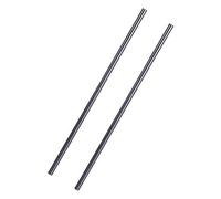 Hemobllo 2pcs Graphite Stir Rod Crucible Stir Rods Acid Alkali Resistant Mixing Stirring Stick for Scrap Grey