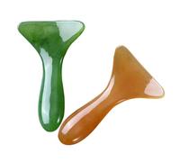 Hemobllo 2pcs Gua Sha Tool Body Scraper Massage Accessory Reusable Wear-resistant Muscle Massager Home Use Handheld Massage Scraper