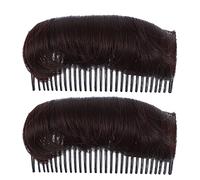 Hemobllo 2pcs Hair Bump up Inserts Volume Increase Tool for Hairstyling, High Temperature Fiber Material with Heightening Bangs Function, Suitable for Shopping and Date