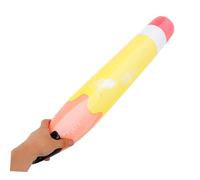 Hemobllo 2pcs Inflatable Crayon Props Tall PVC Party Decorations Yellow Pink Novelty Giant Balloon for Birthday Graduation Indoor Outdoor Events Fun Festive Favor