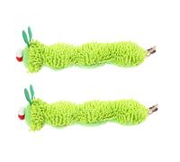 Hemobllo 2pcs Interactive Plush Cat Toys for Kittens with Catnip, Caterpillar Pillow Shape for Indoor Kittens, Fun Kick Chew Toys Suitable for Travel and Outdoor Adventures