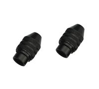 Hemobllo 2pcs Keyless Mini Alloy Jaw Drill Chuck Adapter Lightweight and Design