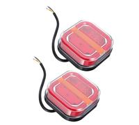 Hemobllo 2pcs LED Trailer Turn Signal Light and Trailer Number Plate Light Ip67 Waterproof High Brightness and Modern Upgrade Unique Design for Automotive Towing Lighting