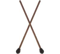 Hemobllo 2pcs Lightweight Tongue Drum Mallets with Soft Silicone Heads and Wooden Handles, Easy to Grip and Sturdy, for Shaman Drumming and Percussion Instruments
