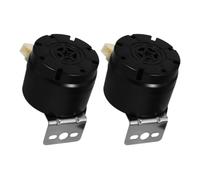 Hemobllo 2pcs Loud Truck Backup Buzzer Alarm for Engineering Vehicles and Forklifts, 12v-48v Plastic and Alloy Construction, Driver Safety Reverse Warning Sounder with 8 Ω Loud Sound