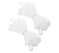 Hemobllo 2pcs Makeup Brush Protector Covers Mesh Sleeve Cuttable Reusable Brush Guards 4m Length