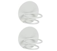 Hemobllo 2pcs Makeup Sponge Stand Powder Puff Stand Chic Carbon Steel Wall-mounted Holder Helps Sponge Dry for Living Room Store