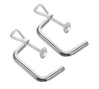 Hemobllo 2pcs Manual Pasta Maker Fixing Clip Replacement for Noodle Making Device Accessory, Sturdy Clamp for Kitchen Pasta Machine Tools, Suitable for Manual Noodle Press Use