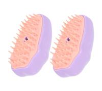Hemobllo 2pcs Multi-Function Cat Steam Brush Self-Cleaning PET Grooming Tool Electric Dog Shower Brush for Reducing Shedding and Massaging Cats and Dogs