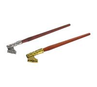 Hemobllo 2pcs Oblique Calligraphy Dip Pen Handle Holder with Wood and Ferroalloy Classic Look Easy to Maintain and Clean for Writing Calligraphy